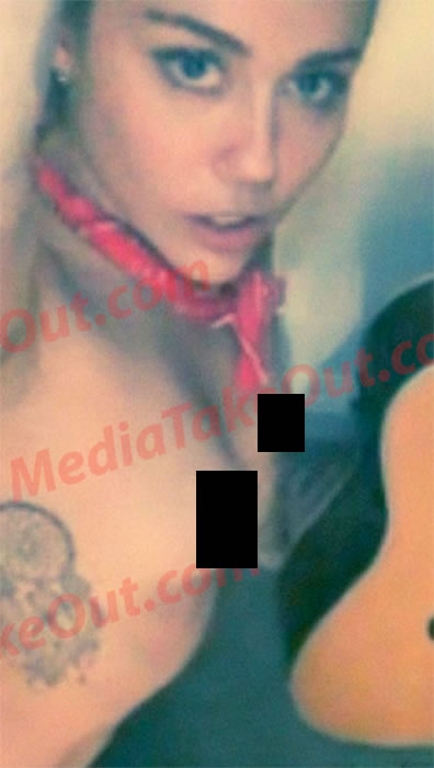 完全失控!!! Miley Cyrus多张自拍裸照出现在网上..照片何止是不堪入目..什么情况?  (4照片)