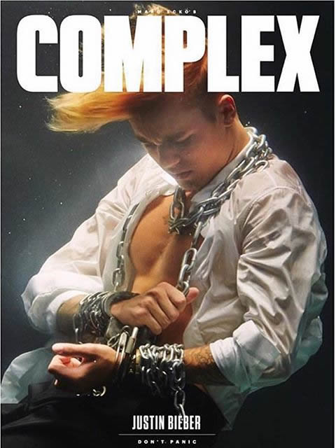 结束了..Justin Bieber登上Complex封面让他动弹不得 (照片)