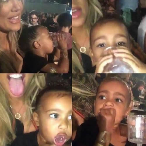 卡戴珊和Kanye West拥有世界上最可爱的女儿 (2张照片)