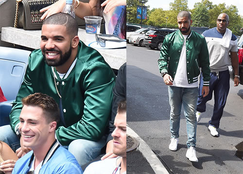 太惨了! Drake到场支持女友小威廉姆斯比赛却输了..他被骂是输球主要原因 (4张照片)