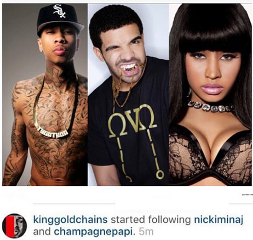 难以想象! Tyga通过这个举动试图修复他与敌人Drake和Nicki Minaj的关系 (照片)