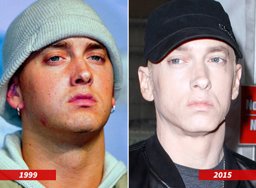 又来了! TMZ再放出嘻哈系列明星Kanye West的10几年不变照片对比 (附Eminem/Dr. Dre/成龙版本对比照片)