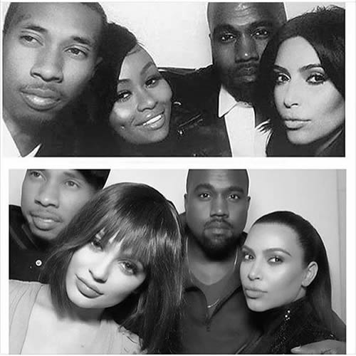 嘻哈界最让人受伤的照片..Tyga, Kylie Jenner, Kanye West, 卡戴珊联合制造..Blac Chyna遍体鳞伤 (照片)