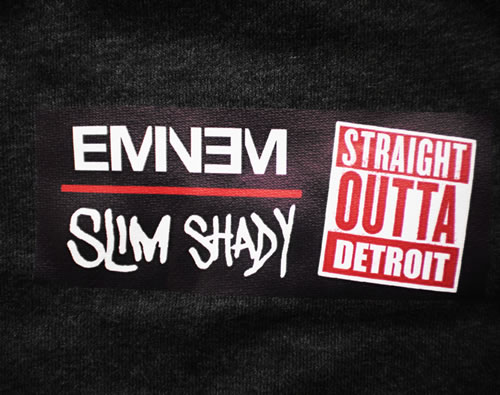 独家！Eminem SLIM SHADY 态度灰色阿姆卫裤 缩口小脚裤跑步裤 登陆@林氏兄弟淘宝商店