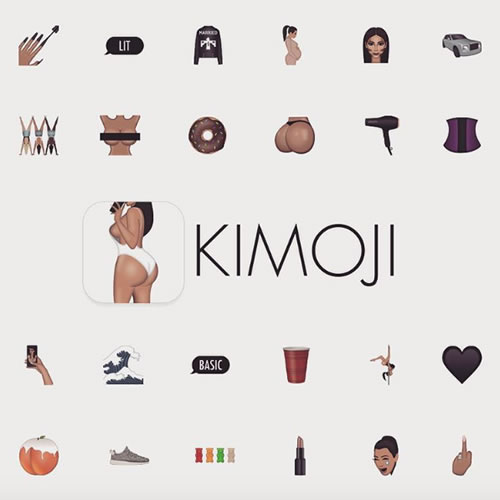 连Kanye West也都难以置信! 他这样发推特赞叹老婆卡戴珊的Kimoji表情App (照片)
