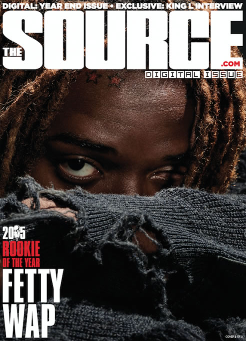 新星Fetty Wap登上老牌嘻哈杂志THE SOURCE封面 (照片)