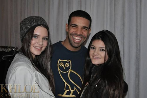 Drake再秀与卡戴珊家族另一炙手可热的巨星Kendall Jenner的“亲密照” (第一张)