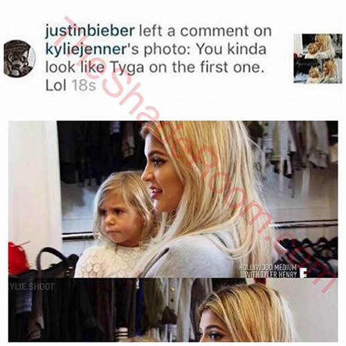 被完坏了都! 帅哥Justin Bieber不是省油的灯..在Tyga和Kylie Jenner关系降到零下18度时他跳出来调侃 (照片)