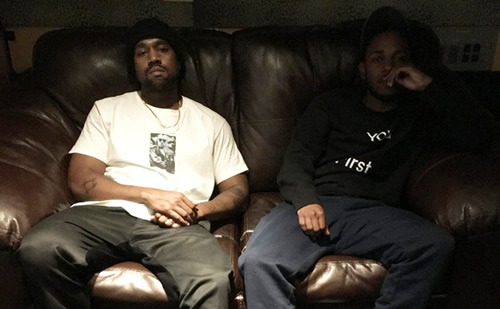 新专辑Swish倒计时!! Kanye West录音室和Kendrick Lamar一起加工新专辑 (4张照片)