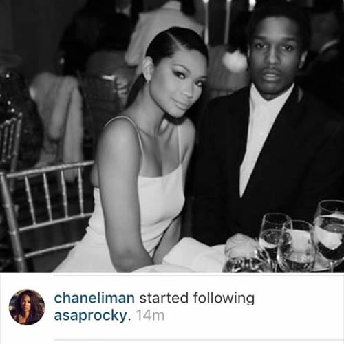 世间总有忘不了的情..A$AP Rocky前女友Chanel Iman的这个举动让人联想 (照片)
