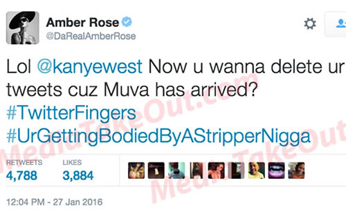 不是吧! Kanye前未婚妻这是间接确认了Amber Rose爆料的Kanye性癖好还是在刷存在感? (图片)