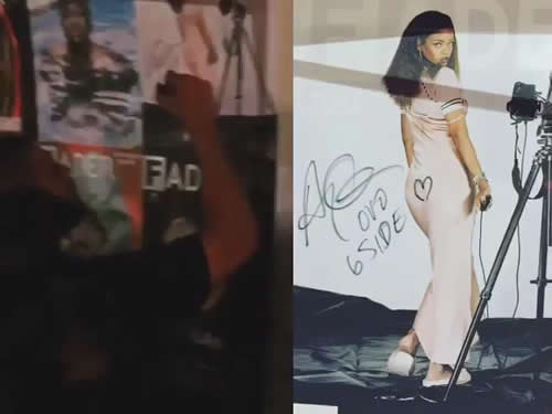 都别和我抢, Rihanna是我的! Drake只在旧爱Rihanna的封面上留下自己的印记..他爱她的大臀 (短视频)