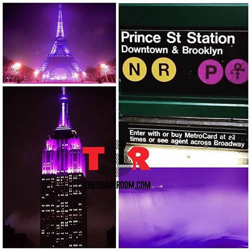 全世界都在缅怀传奇Prince..纽约帝国大厦, 法国埃菲尔铁塔, 汪峰, Beyonce, Alicia Keys, Chris Brown, 纽约地铁站等 (5张照片)