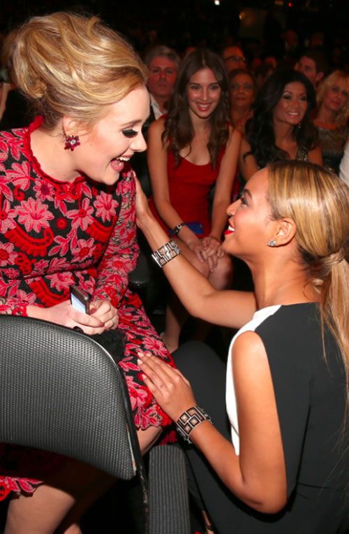 Wow!! 超级巨星Adele称超级巨星Beyonce是上帝 (短视频)