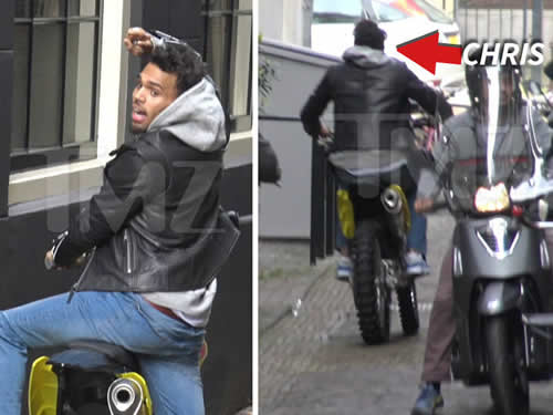 最愉快的一次抓捕! Chris Brown在阿姆斯特丹被捕..然后出现了如此愉快的一幕 (照片)