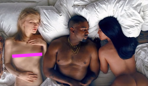 真相大白! Kanye具有争议的Famous MV中裸体的超级名人部分是这样做出来的 (附搞笑图片)