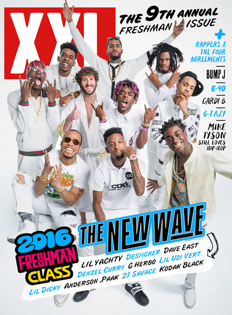 必看! 这是老牌嘻哈杂志XXL放出的Freshman Class系列2016菜鸟说唱歌手名单封面..这次你认识几位 (照片)