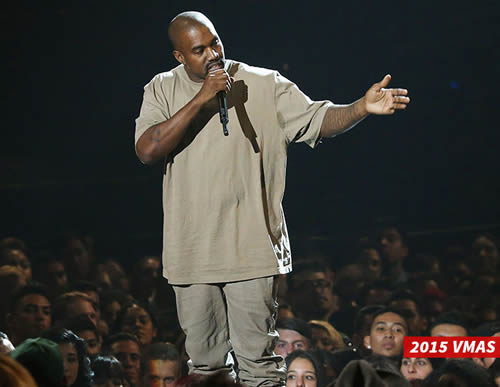 要小心了..Kanye West将在2016 MTV VMAs现场做出什么不知道..这次不一样