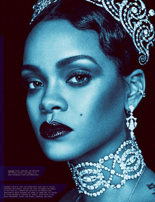 WOW.. Rihanna的这些最新杂志照片帅爆..你不能错过 (7张照片)