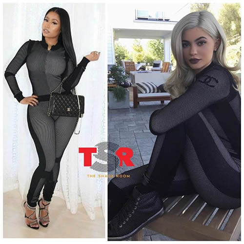 撞衫了..Kylie Jenner和Nicki Minaj穿了同款Chanel服装..你更喜欢哪款? (照片)