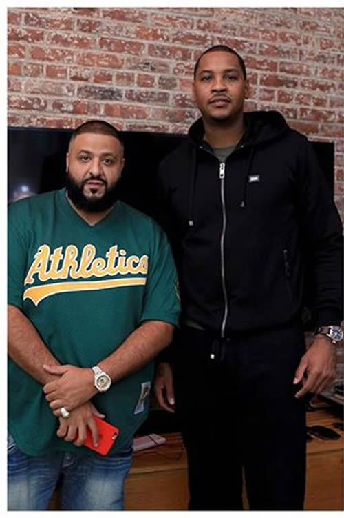 到处都是DJ Khaled..他与Jay Z, NBA巨星安东尼, Fetty Wap, DMX合影 (照片)