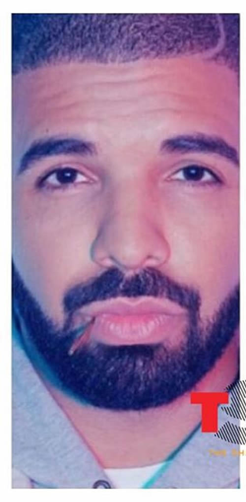 这位歌迷逼真模仿Drake容颜..但形像神不像 (照片对比)