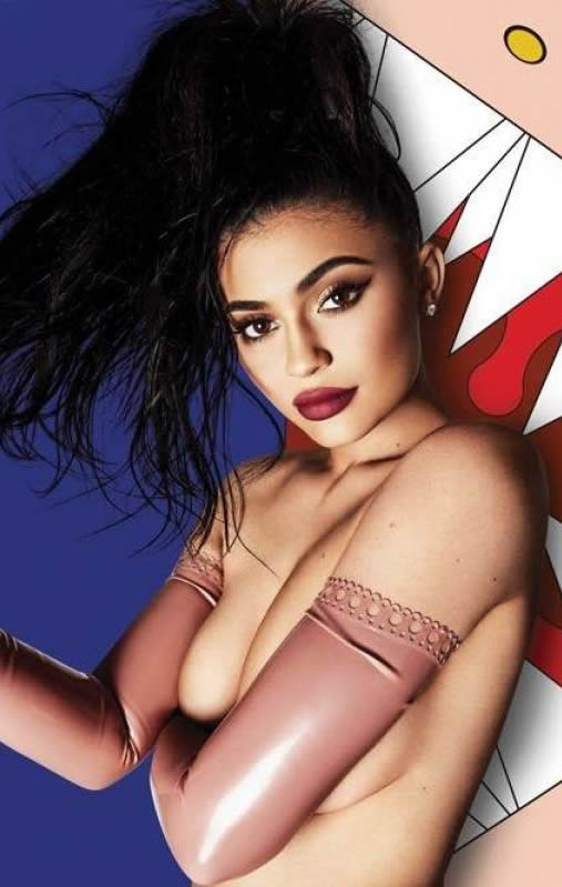 五颜六色的Sexy..Kylie Jenner半衣果的照片作品出炉 (6张)