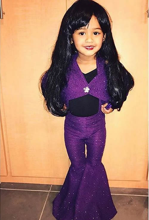 Chris Brown女儿Royalty的万圣节装扮是不是超Cute超美? (照片)
