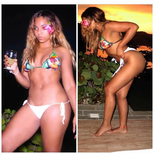 这年头谁都透视装..看看Nicki Minaj和Beyonce的Sexy..Nicki更大胆 (照片)