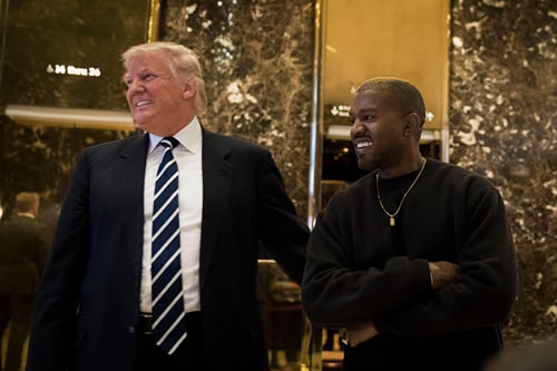有意思..下届总统参选人Kanye West见面即将上任的美国总统川普 (视频)