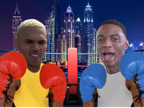  Chris Brown和敌人Soulja Boy将不会在拉斯维加斯举行拳击赛..而是这里..离中国很近