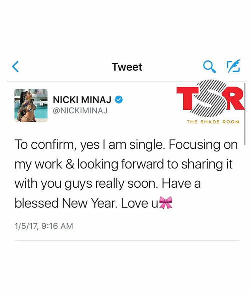 居然变这样子..Nicki Minaj公开确认分手同时前男友Meek Mill直接这么损她 (照片)
