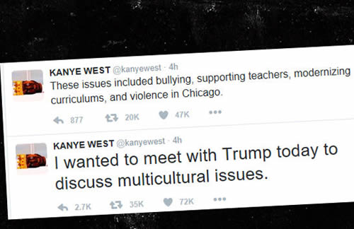 伤..Kanye West感觉自己被骗了..现在与美国总统Trump反目成仇 