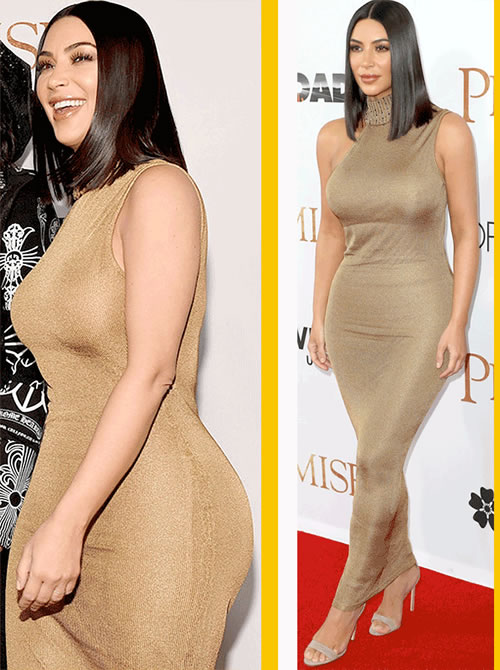 当Kim Kardashian穿的这么多的时候显得更加Sexy..CRAZY (照片)