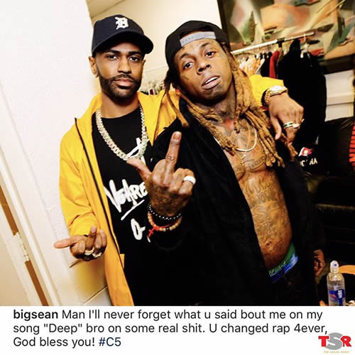 Lil Wayne在嘻哈界到底有着怎样的地位? Big Sean这么评价很有借鉴意义 (照片)