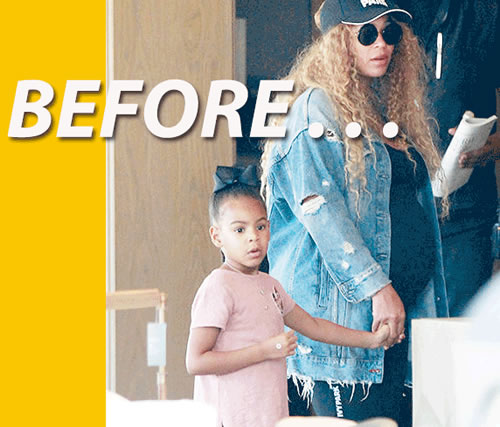 如何做到的? Beyonce怀孕双胞胎最新露面看起来像是没有怀孕一样 (照片对比)