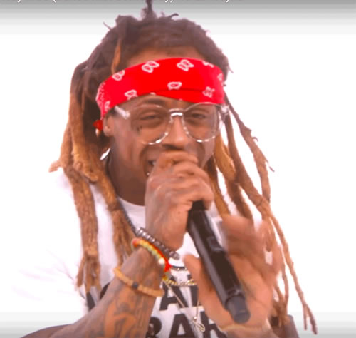 最新露面的Lil Wayne不愧是嘻哈街头时尚的先锋 (照片)