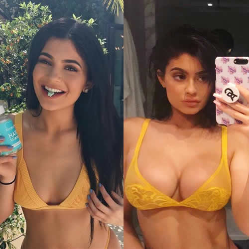 3008_n 挑战姐姐卡戴珊..Kylie Jenner渐渐拥有不得了的身材 (照片对比)