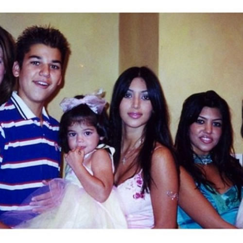 看看DJ Khaled和卡戴珊家族年轻时候的相片..大家现在都“老”了 (照片)