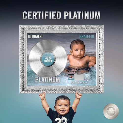 美国才有嘻哈..太多国人不看好DJ Khaled但他的GRATEFUL专辑也就两个月时间被认证为白金唱片