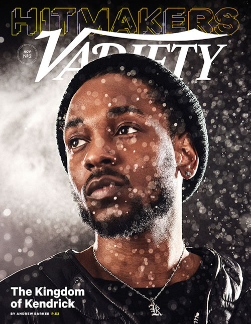 King Kendrick登上Variety杂志封面...