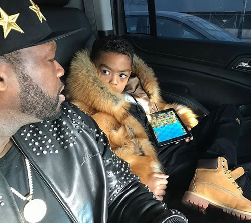 看看50 Cent是如何爱他儿子的.. 