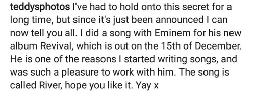 和Rap God Eminem合作是一件特别幸运且不容易的事情..Ed Sheeran说他不得不保守秘密...