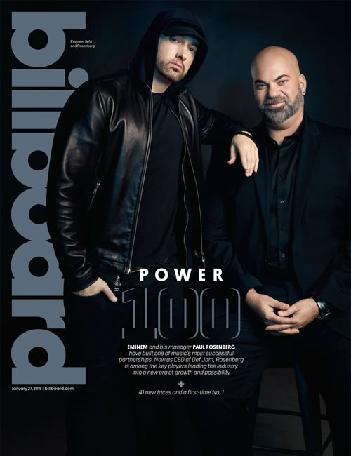 Eminem的2018不会宅..他那“中指”手势已经成为了艺术..登上Billboard杂志封面