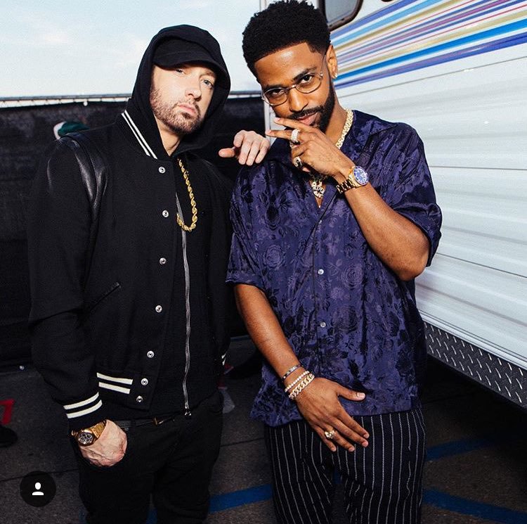 Detroit！！Eminem和底特律老乡兄弟Big Sean再合作不是稀奇的事情..新照片放出。。。