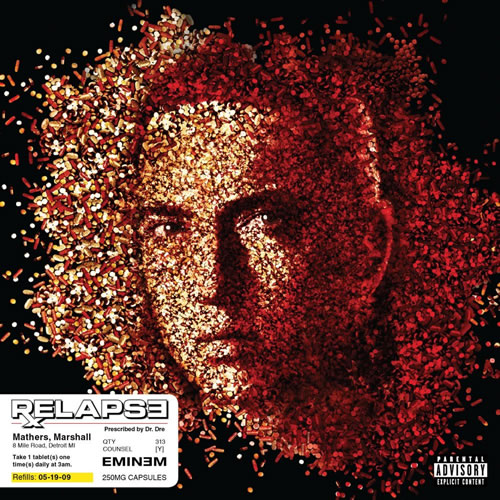 Rap God Eminem的Relapse专辑刚刚9周岁