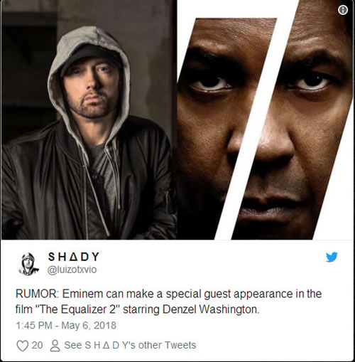 Eminem要客串新电影?