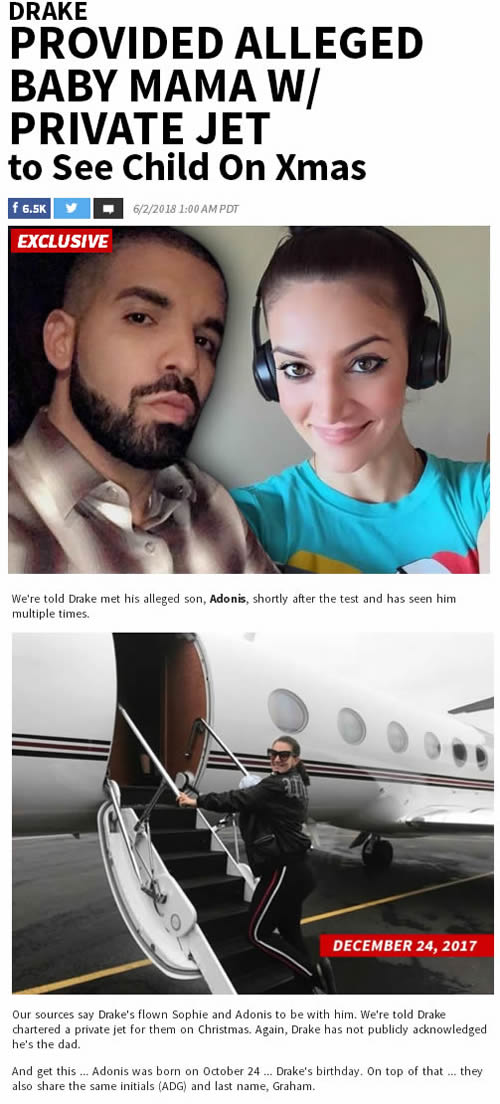 种种迹象表明Drake真的可能做爸爸了...