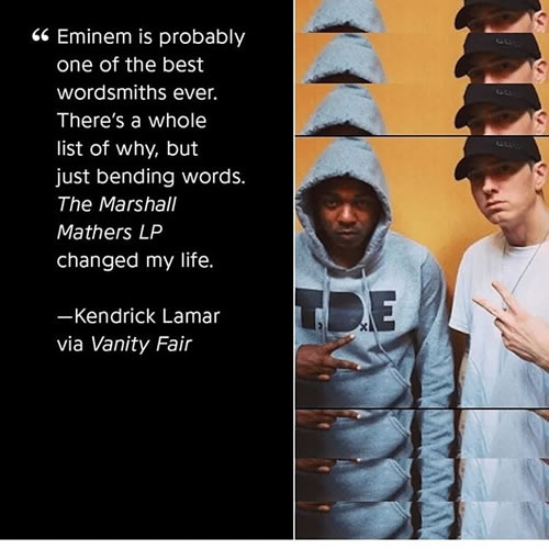 Kendrick Lamar也是Stan，Eminem改变了他的人生