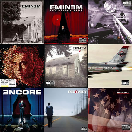 最喜欢Eminem的哪张专辑? 你们的答案基本会暴露年龄